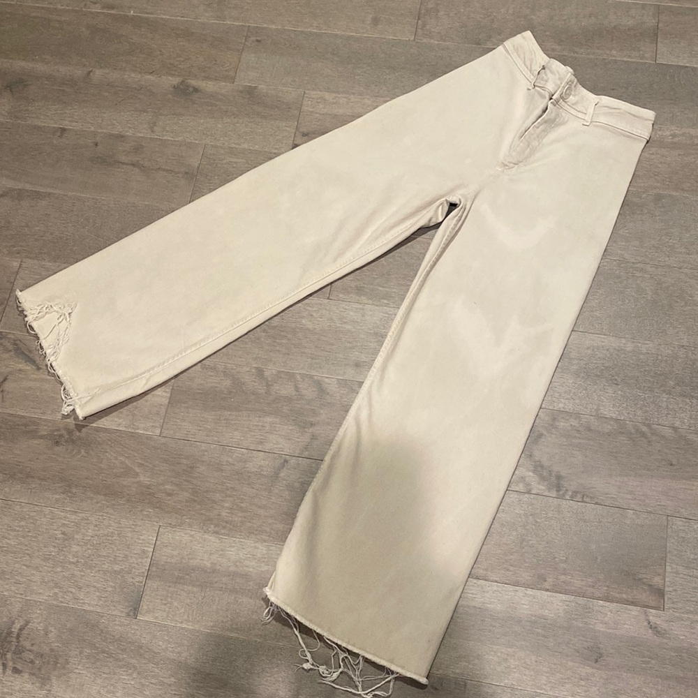ZARA - THE MARINE STRAIGHT in size 6 BREIGE